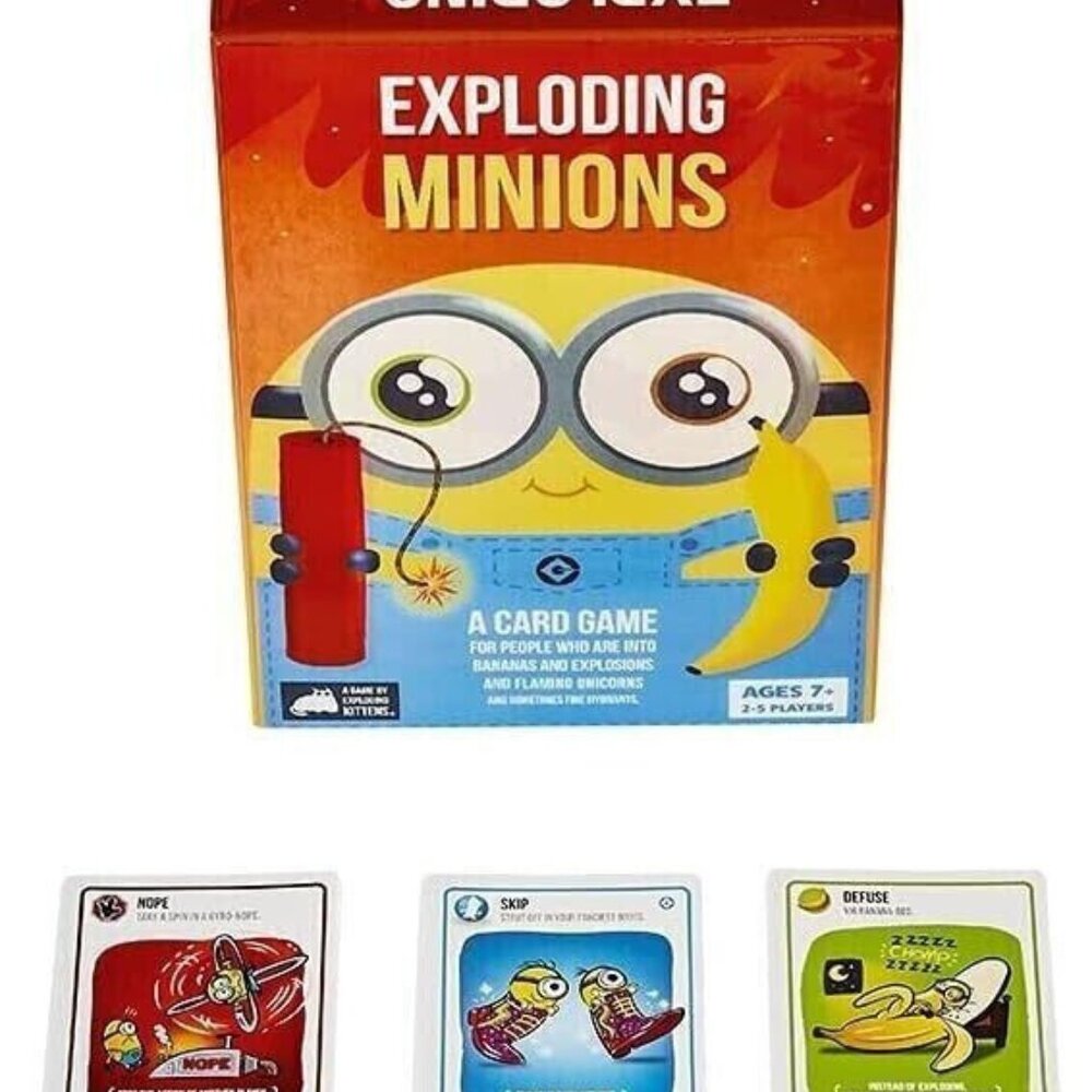 Exploding Minions by Exploding Kittens Card Games Fun Family Games